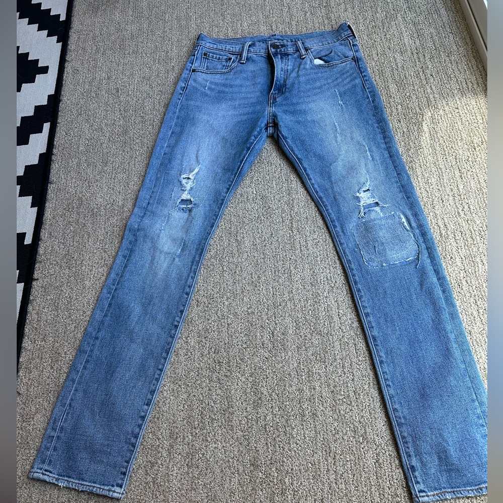 Levis 505 C Jeans Destroyed Patchwork
